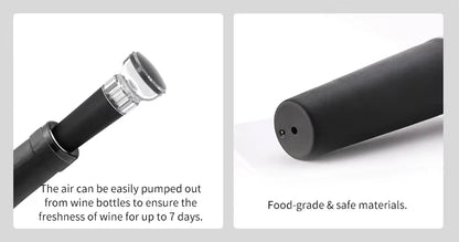 Elektrisk vinöppnare – komplett set för vinservering