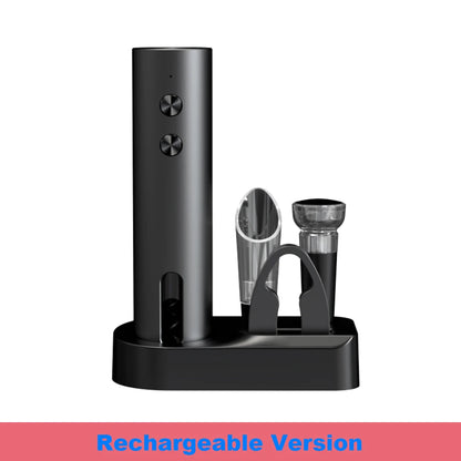 Elektrisk vinöppnare – komplett set för vinservering